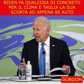 Ecco la satira del giorno. Biden: qualcosa di concreto per il clima 1