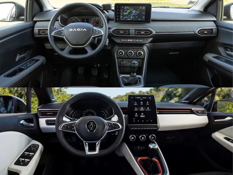 Foto sandero vs clio 3