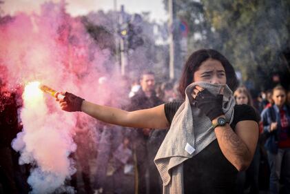 Corteo di studenti in protesta  15