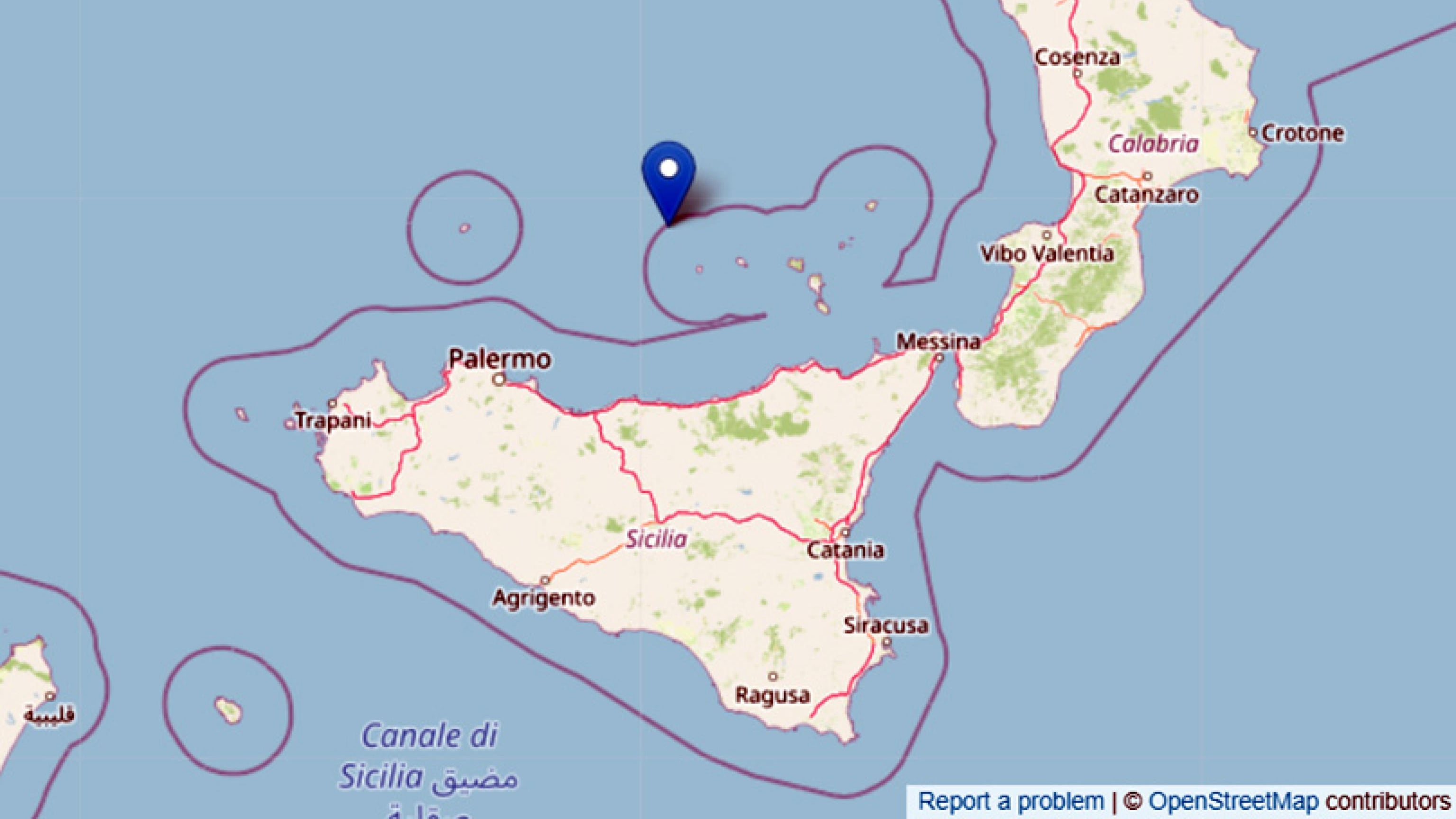 Terremoto nella notte al largo delle Eolie: sciame di 15 scosse, una di magnitudo 4.6