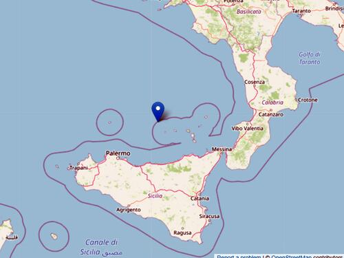 Terremoto nella notte al largo delle Eolie: sciame di 15 scosse, una di magnitudo 4.6
