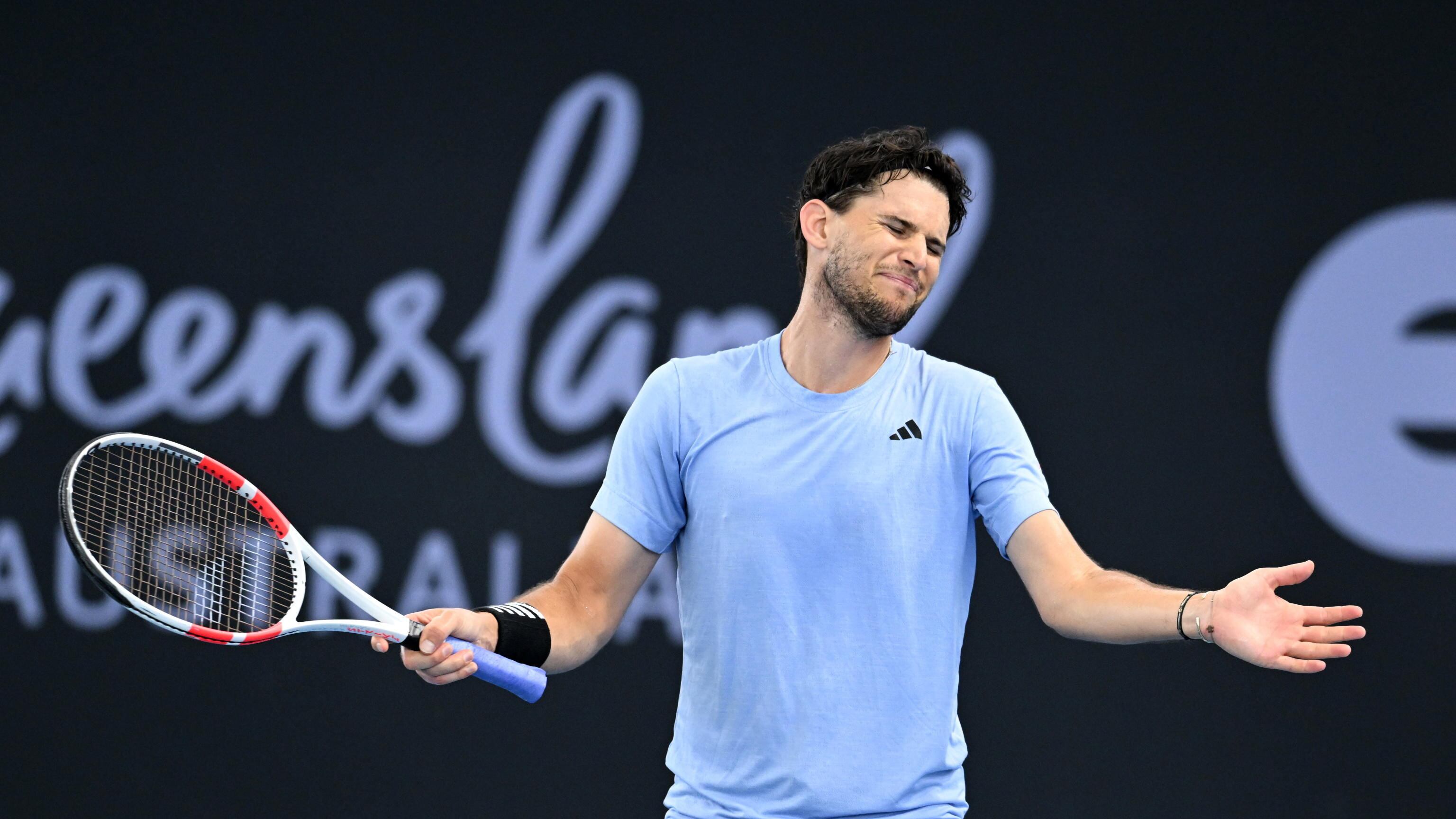Tennis, serpente in campo durante il match di Thiem: paura al torneo di Brisbane