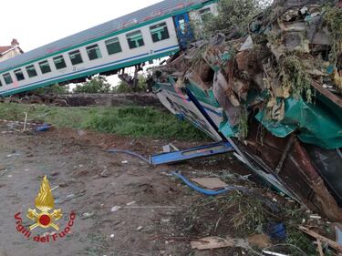 Treno contro un Tir nel Torinese