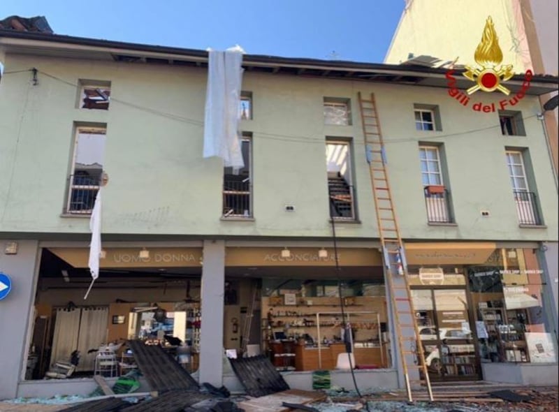 Esplosione in palazzina a Seriate 4