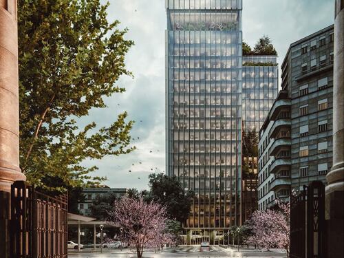 Giù l'ex "Covid hotel". Una torre alta 93 metri e restyling della piazza
