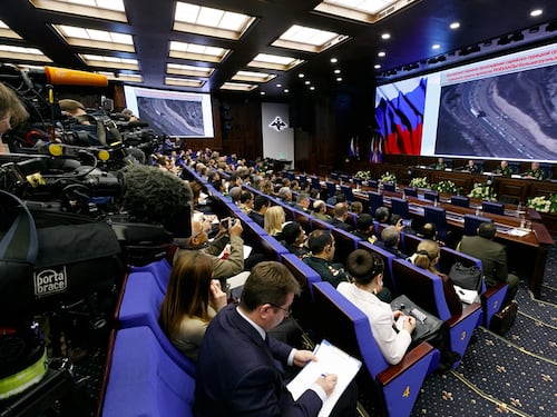 La conferenza stampa russa