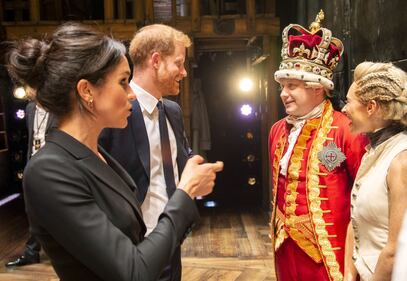 Meghan Markle e il Principe Harry a teatro 3
