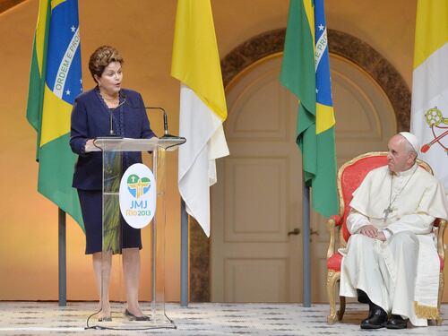 L'accoglienza del governo brasiliano