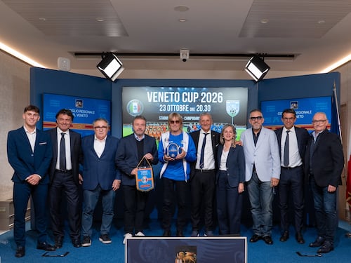 Comunicato Stampa: CRV - Seconda Veneto Cup, Patron (FI): "Nazionale di calcio Sindaci sfiderà la Nazionale Cantanti"