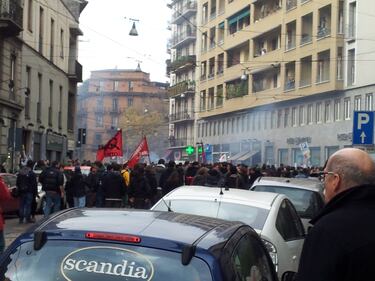 Milano, la manifestazione 7