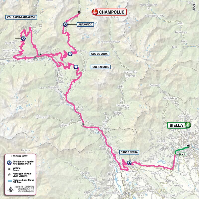 Giro d'Italia tutte le tappe 38