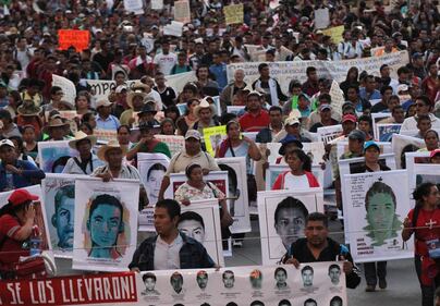 Iguala, protesta contro il governo 2