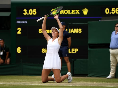 Halep conquista Wimbledon, le immagini più belle della vittoria