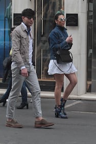 Giulia Salemi hot a passeggio per Milano 10