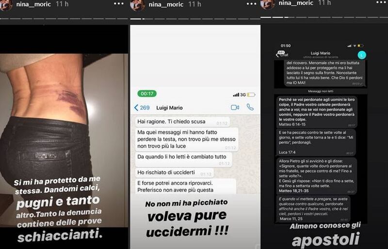 Nina Moric, chat con Favoloso