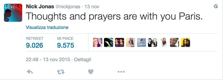 Attentati di Parigi: la reazione dei VIP su Twitter 48
