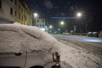 Maltempo, la neve nelle zone terremotate 15