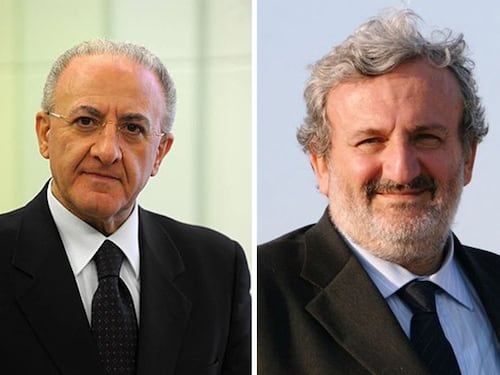 Emiliano e De Luca alla guerra della mozzarella