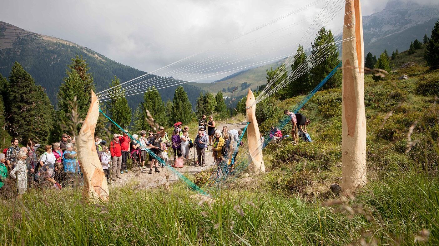 Sulle Dolomiti l'arte fa respirare la mente