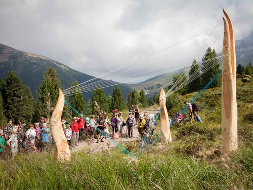 Sulle Dolomiti l'arte fa respirare la mente