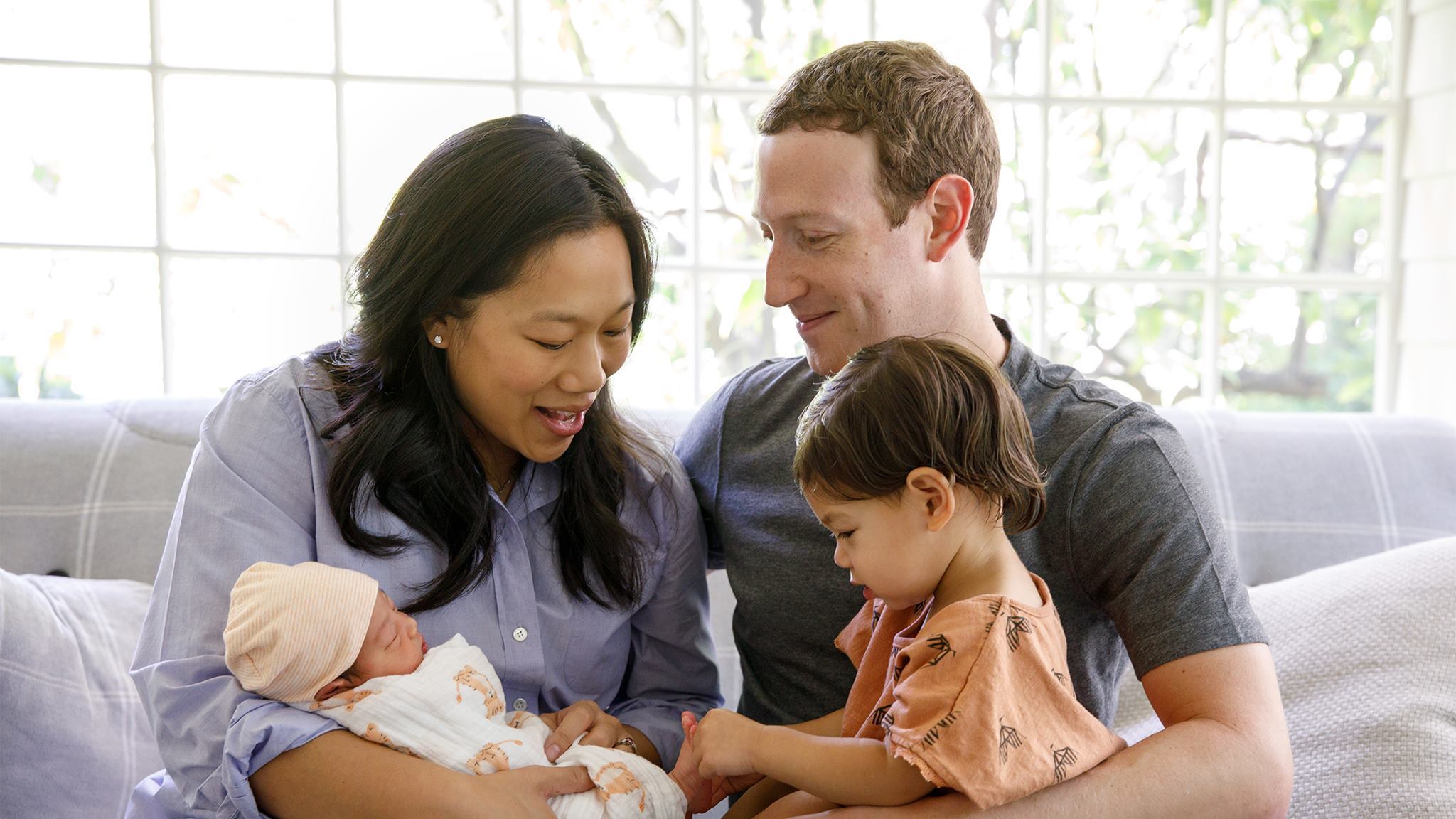L'annuncio di Zuckerberg: è nata la piccola August