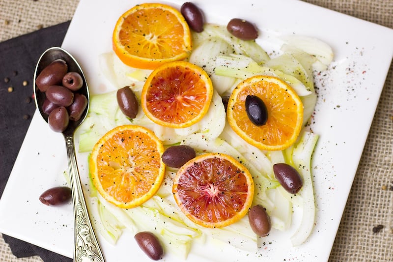 Insalata finocchi arance