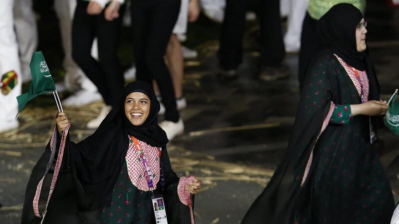 Sarah Attar alle Olimpiadi di Londra 1