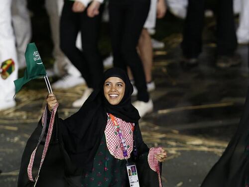 Sarah Attar alle Olimpiadi di Londra