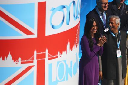 Meghan Markle affascinante in viola: foto 7