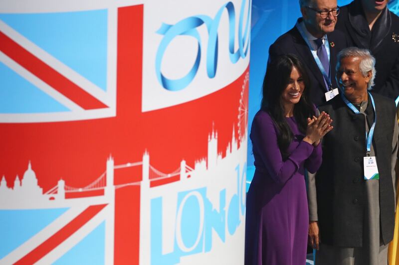 Meghan Markle affascinante in viola: foto 7