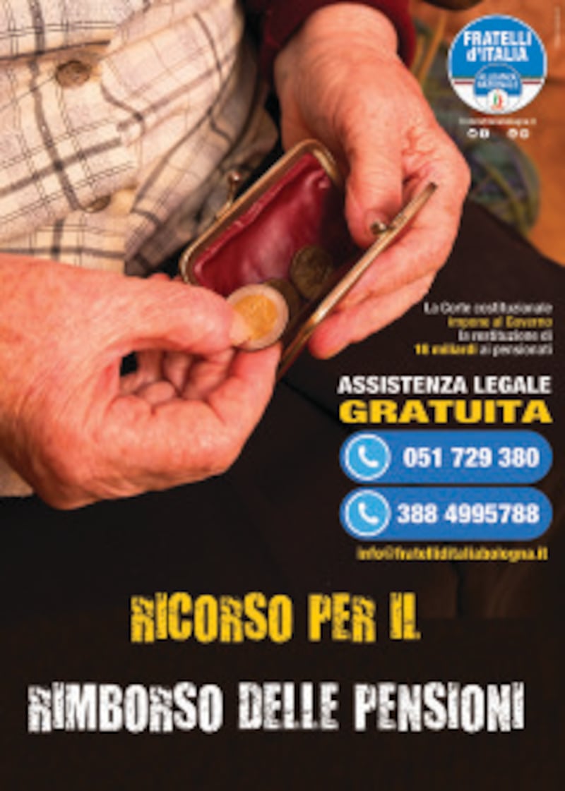 Sportello per i ricorsi pensioni