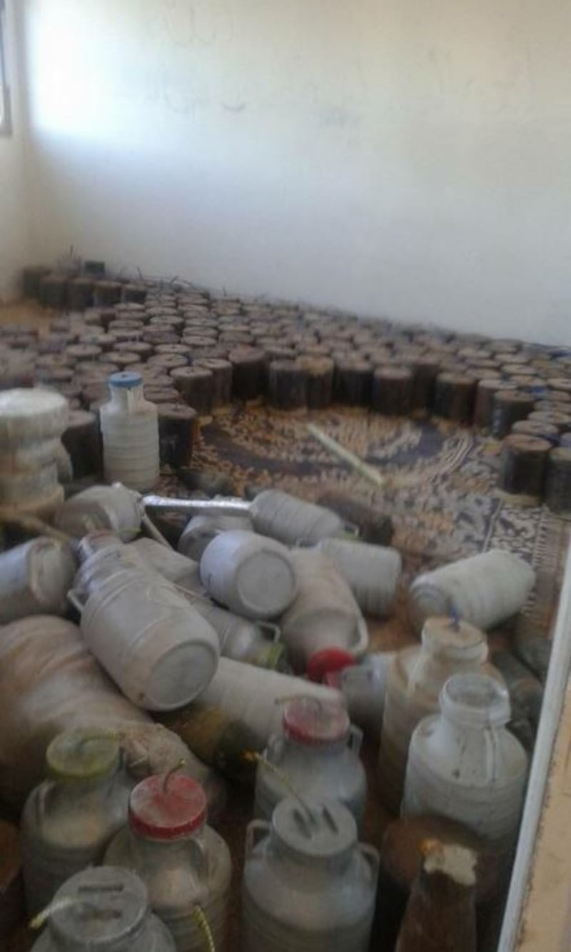 L'arsenale dell'Isis a Sinjar 4