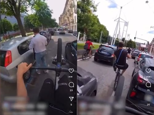 Bike Life, la sfida dei giovani in bici in mezzo alle auto in corsa