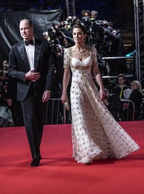 Il Principe William e Kate Middleton ai Bafta 2020, foto 3
