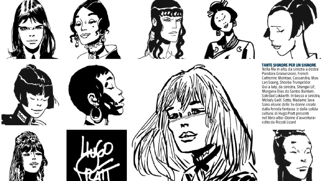 Che bei tipi le femmine alla corte di Corto Maltese