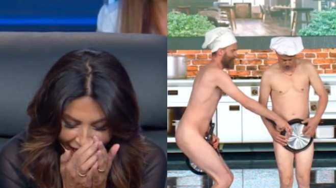 Tu si que Vales, Sabrina Ferilli spiazza tutti: "Ho visto il p... dondolare"