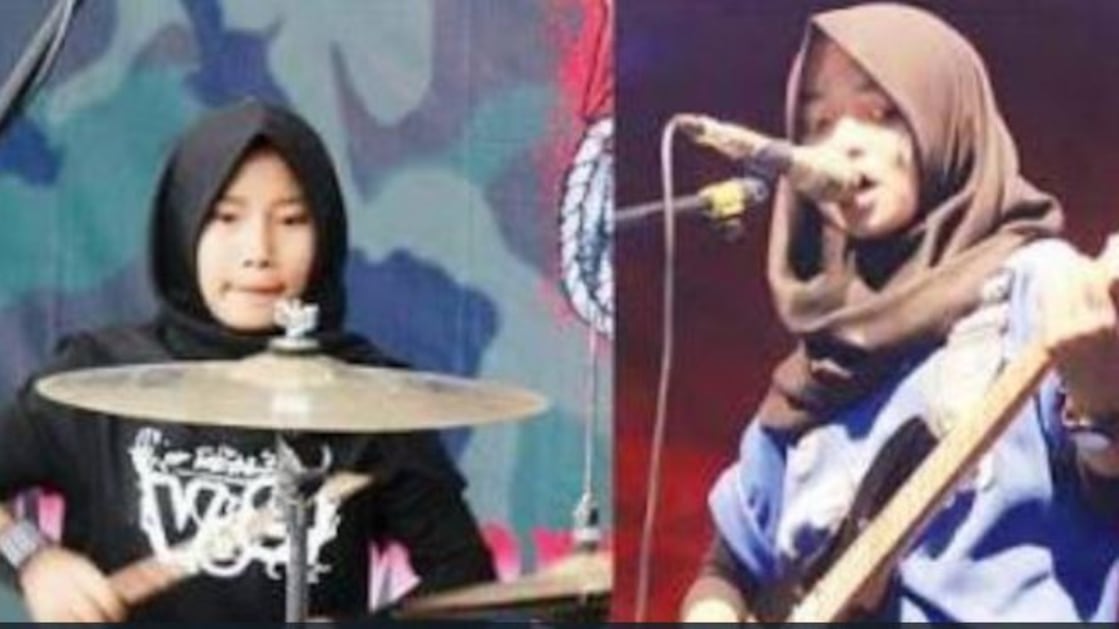 Indonesia, la band di adolescenti che suona heavy metal con il velo