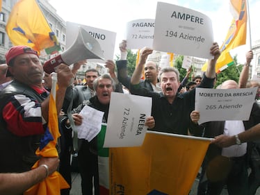 Milano, gli ambulanti contro Pisapia 3
