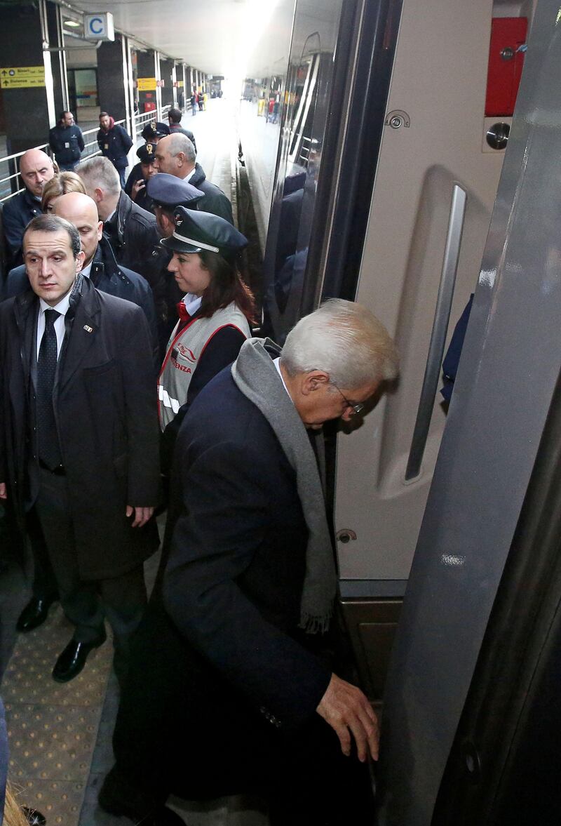 Mattarella va a Firenze in treno e tram 13