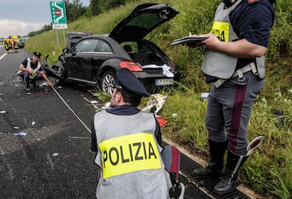 Buonanno, le foto dell'incidente mortale 2