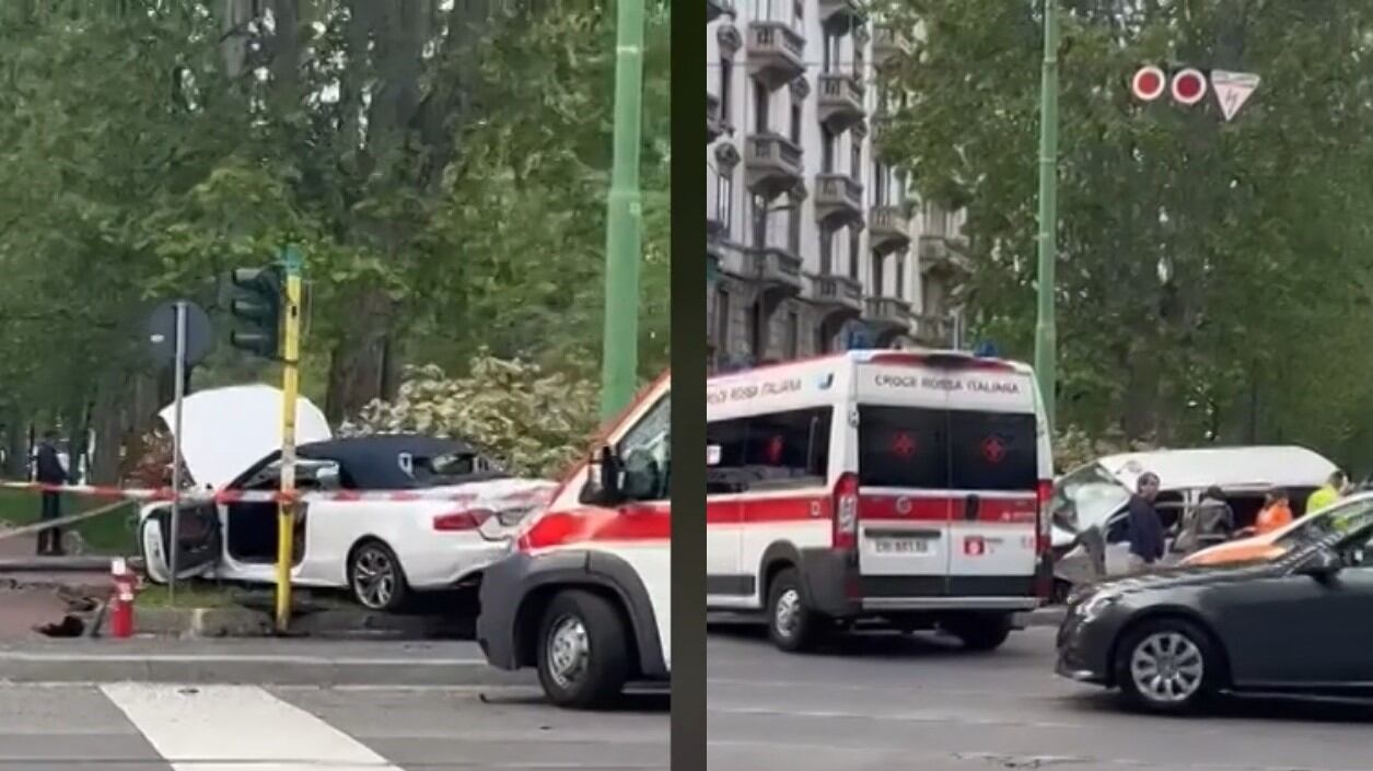 Violento incidente a Milano: ferite 4 persone, gravissimo un tassista