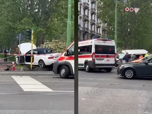 Violento incidente a Milano: ferite 4 persone, gravissimo un tassista