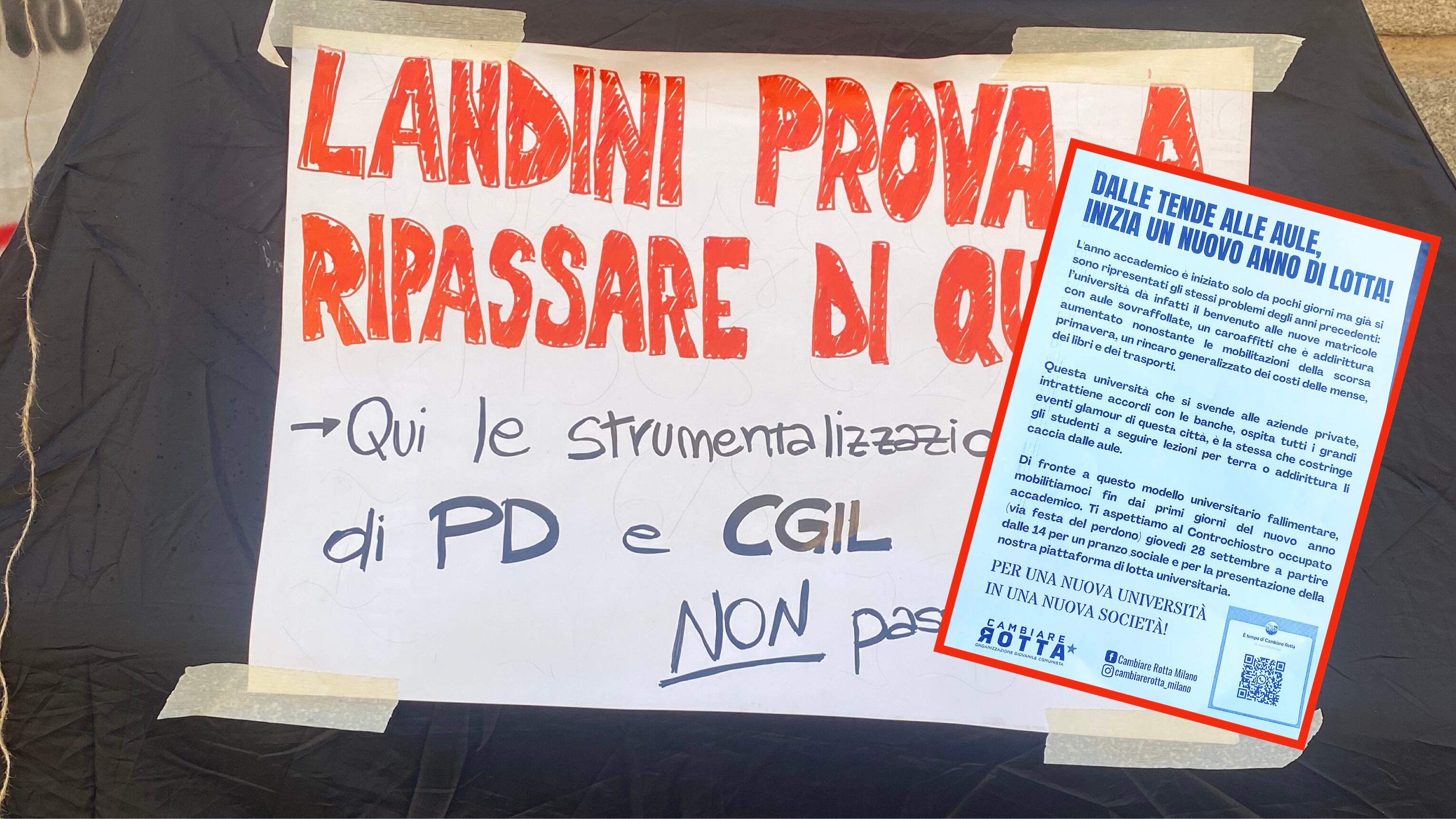 Studenti, tende e affitti: la verità dietro l’operazione marketing dei giovani comunisti