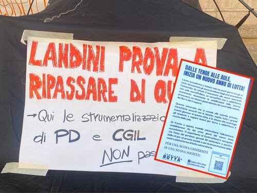 Studenti, tende e affitti: la verità dietro l’operazione marketing dei giovani comunisti