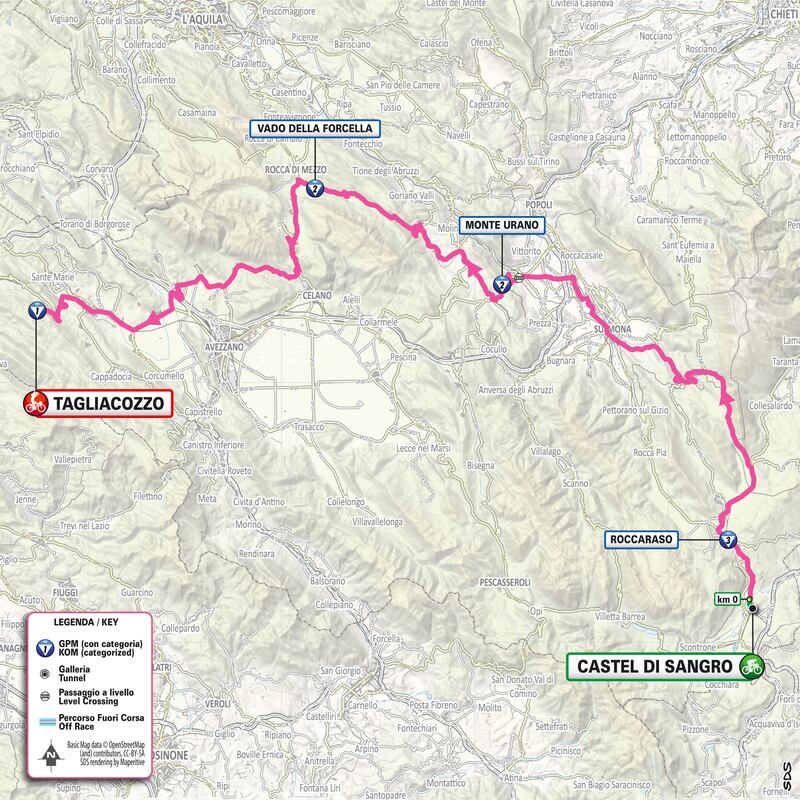 Giro d'Italia tutte le tappe 14