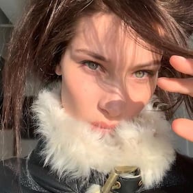Bella Hadid sexy in costume 6