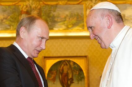 Putin in Vaticano: faccia a faccia col Papa 8