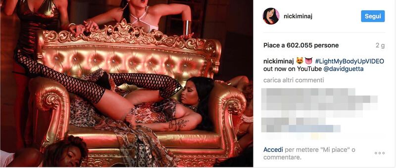 Nicki Minaj fetish per David Guetta 2