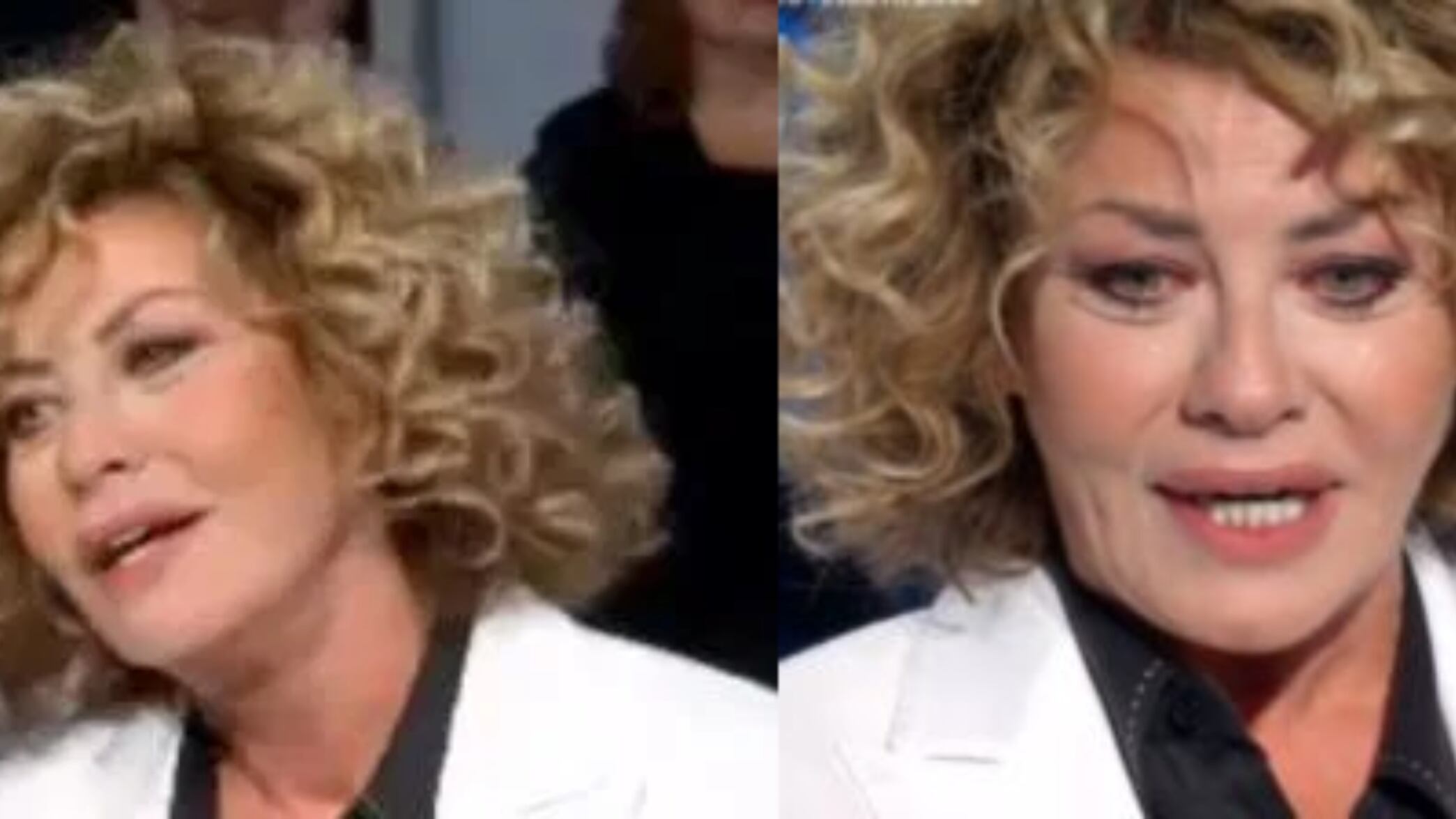 Eva Grimaldi si commuove a Domenica In: "Facevo la benzinaia"