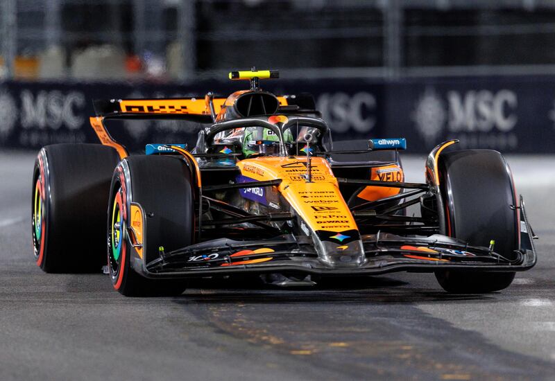 F1 Las Vegas FP1 Norris